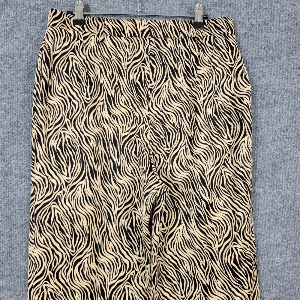 ESCADA Margaretha Ley Abstract Artsy High Rise Wool Silk Pleated Pants SIZE 38 - Picture 6 of 14